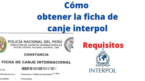 ¿Cómo obtener la Ficha de Canje Internacional de la。